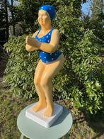 Duikende dame jacuzzi tuin, zwembad, vijver 115cm, Ophalen, Nieuw, Kunststof, Mensenbeeld
