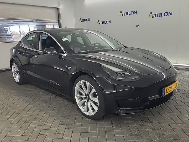Tesla Model 3 Standard RWD Plus [ LFP ACCU+TREKHAAK+AUTOPILO, Auto's, Tesla, Automaat, Gebruikt, Zwart, Zwart