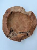Houten (fruit) schaal, Ophalen of Verzenden, Zo goed als nieuw, Rond, Hout