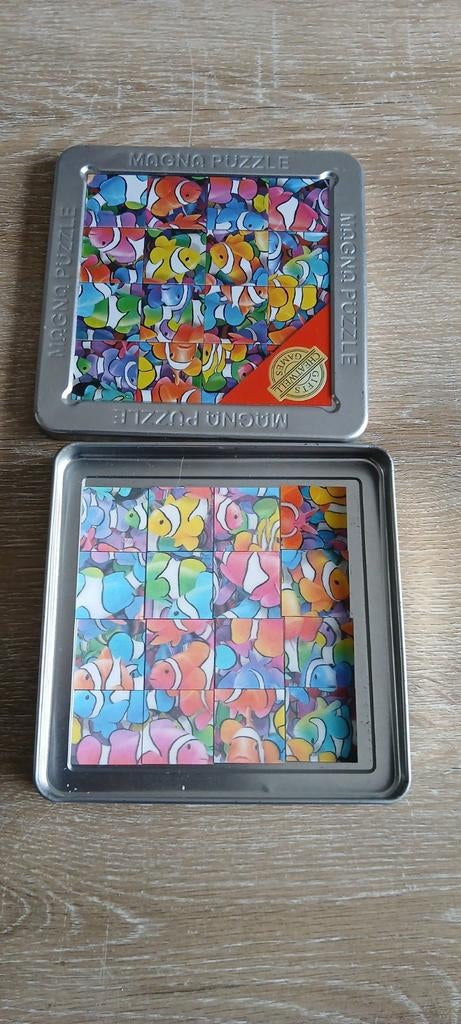 Magna Puzzle 3D Clown Fish Magnetische Puzzel in blik, Hobby en Vrije tijd, Denksport en Puzzels, Ophalen of Verzenden, Gebruikt