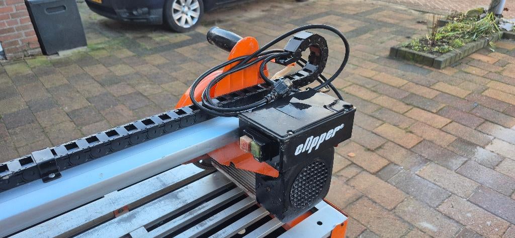 Norton Clipper tegelsnijmachine , model TR 201E. L=650, Doe-het-zelf en Verbouw, Gereedschap | Zaagmachines, Ophalen, Norton Clipper