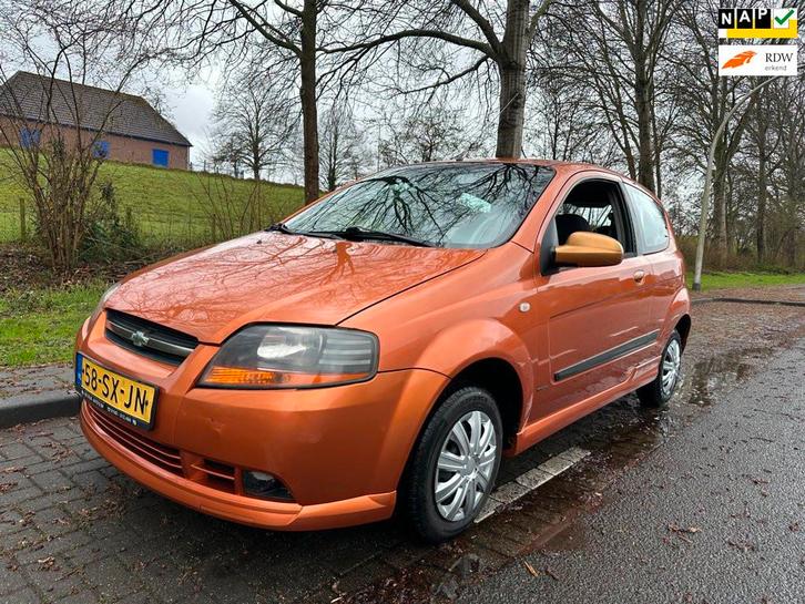 Chevrolet Kalos 1.4-16V Spirit nieuwe apk, Auto's, Chevrolet, Bedrijf, Te koop, Kalos, ABS, Airbags, Airconditioning, Centrale vergrendeling
