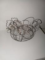 Draadmand kip / eier mand, Ophalen of Verzenden, Rond, Overige materialen