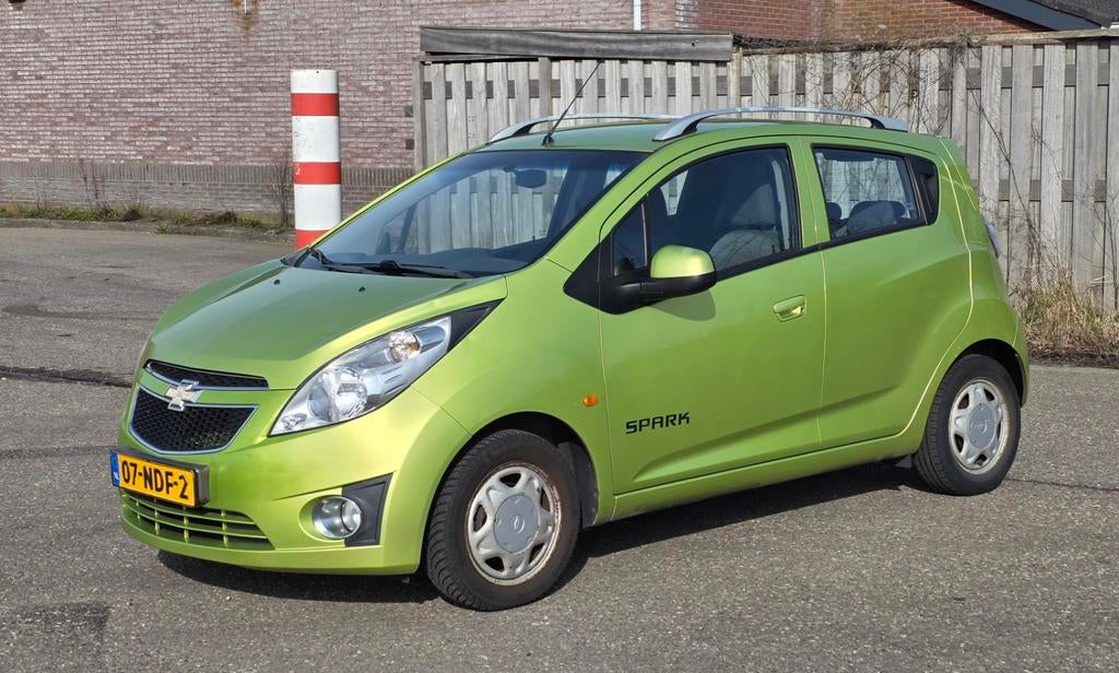Chevrolet Spark 1.0 Bifuel 2010 Groen, Auto's, Voorwielaandrijving, 839 kg, 4 cilinders, 68 pk