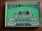 allerlei!(005) Best Matches Five Boys spellendoosje., Ophalen of Verzenden, Zo goed als nieuw, Sigarenbandjes