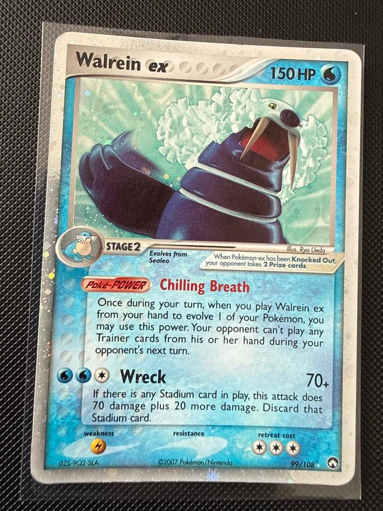 Walrein ex 99 pokemonkaart, Ophalen of Verzenden, Zo goed als nieuw
