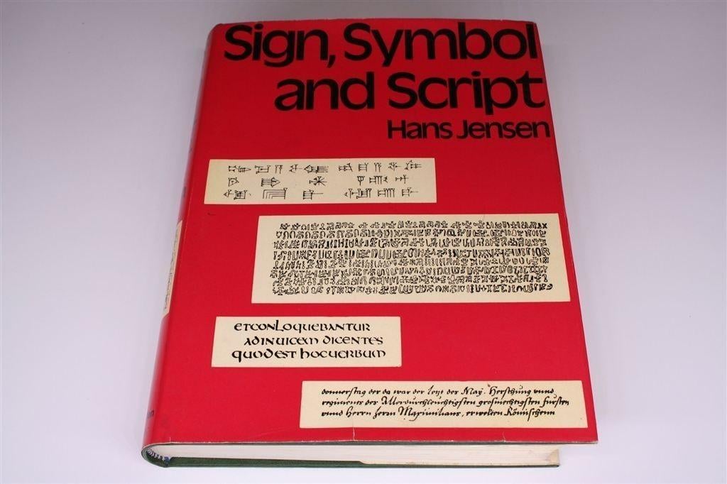 Sign, Symbol and Script — Standaardwerk over de Schrijfkunst, Ophalen of Verzenden, Gelezen, Europa