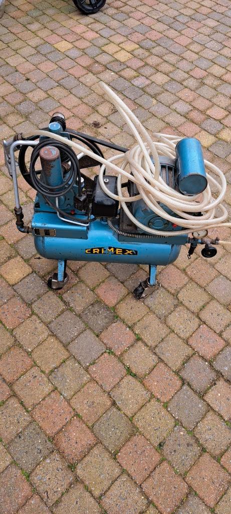 Nostalgische Creusen Compressor - Werkt Perfect!, Doe-het-zelf en Verbouw, Compressors, Minder dan 25 liter, Minder dan 200 liter/min