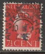 Nederland 1940 334 Wilhelmina 7,5c, Gest Amsterdam, Postzegels en Munten, Postzegels | Nederland, Ophalen of Verzenden, T/m 1940