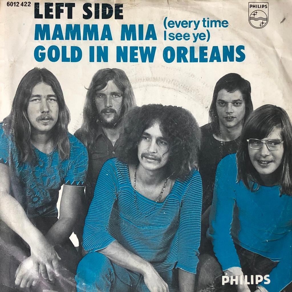 1973	Left Side		Mamma Mia, Cd's en Dvd's, Vinyl Singles, Zo goed als nieuw, Fotohoes, Originele persing, Single, 1970 - 1979, Pop