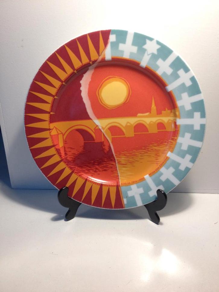 2 borden van Maastricht, Antiek en Kunst, Antiek | Porselein, Verzenden