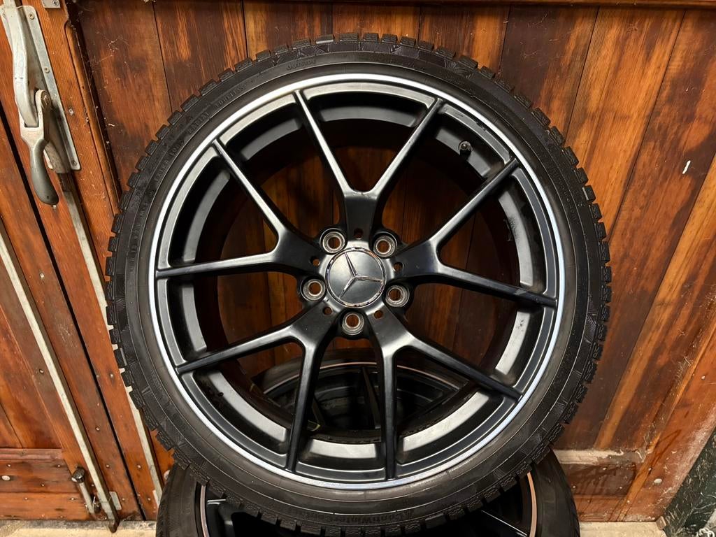 Mercedes AMG Style C Klasse TPMS! W204/W205, Auto-onderdelen, Banden en Velgen, Ophalen, Velg(en), 17 inch, Zomerbanden