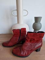 Rieker bordeaux rode laarsjes leer/suède maat 38 zgan, Ophalen of Verzenden