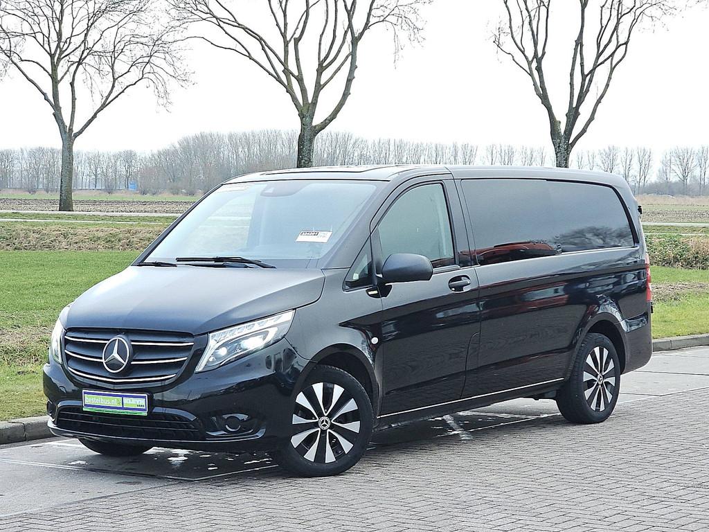 MERCEDES-BENZ VITO 114 l2 dubbel cabine led, Auto's, Bestelauto's, Automaat, 136 pk, Gebruikt, Euro 6