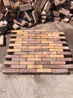 200m2 NIEUW GEBAKKEN WAALTJES BONTE MIX AANBIEDING, Keramiek, Klinkers, Nieuw, DeStenenMan