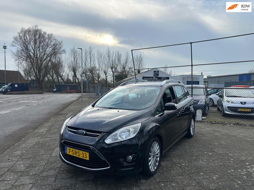 Ford Grand C-Max 1.0 Camera Airco 7Persoons!, Auto's, Voorwielaandrijving, 125 pk, Gebruikt, 7 stoelen