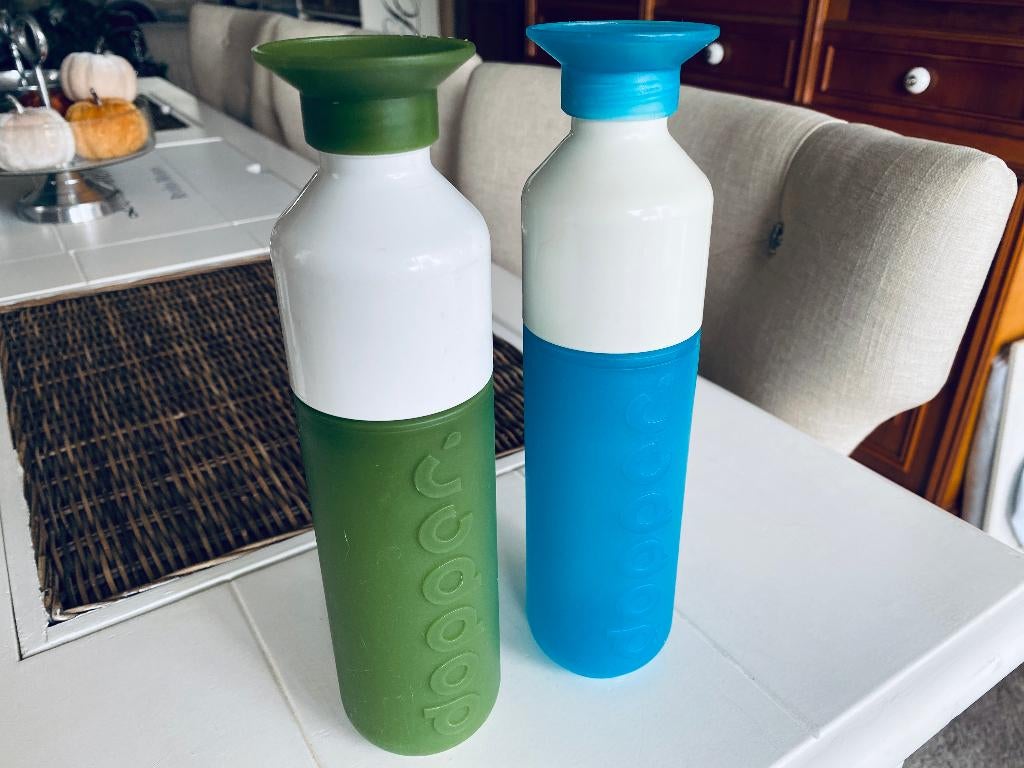 2x Dopper Waterfles - Drinkfles - 450 ml, Ophalen of Verzenden, Zo goed als nieuw