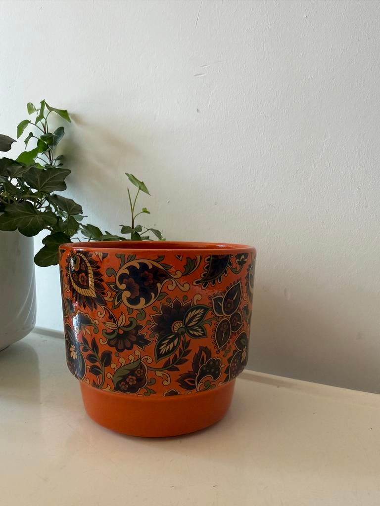 Adco retro bloempot vintage, Ophalen of Verzenden