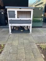 Konijnenhok ferplast Grand Lodge 120 Plus zgan, accessoire, Dieren en Toebehoren, Ophalen, 110 cm of meer, Konijn, Zo goed als nieuw