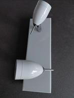 Moderne witte Lucide plafondspot van Nijhoff met twee lampen, Metaal of Aluminium, Ophalen of Verzenden, Zo goed als nieuw, Modern
