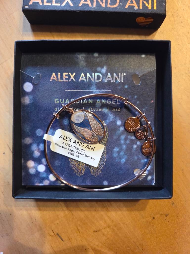 Nieuwe Alex and Ani Guardian Angel Armband Koper, Overige materialen, Overige kleuren, Nieuw, Ophalen of Verzenden
