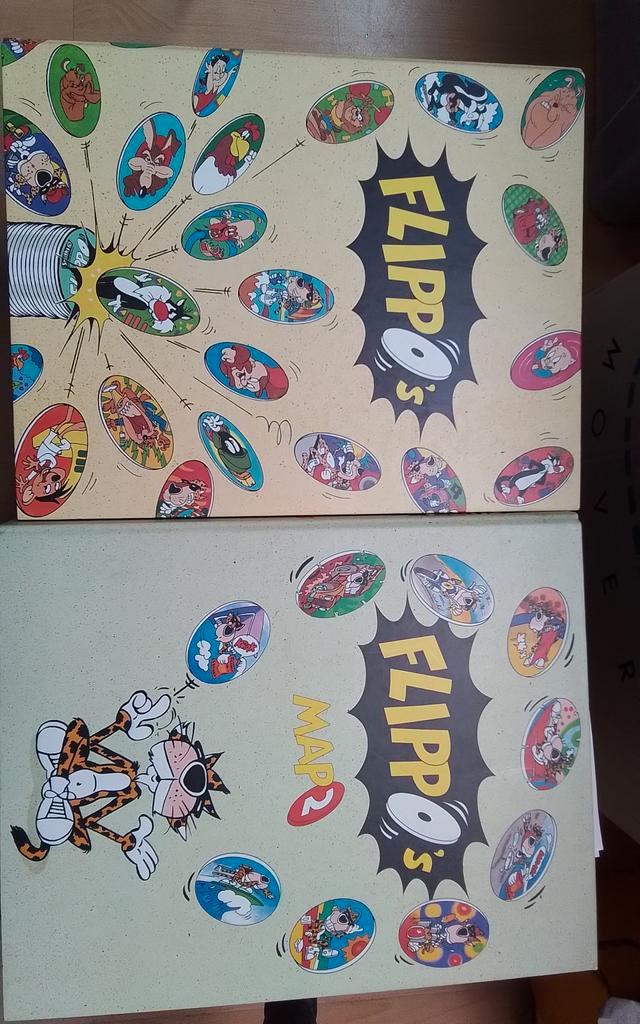 4 Flippo Albums - Complete Verzameling!, Verzamelen, Flippo's, Map, Album of Poster, Chester Cheetos, Gouden Flippo's, Looney Tunes