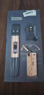 Draadloze microfoon set - Zo goed als nieuw, Muziek en Instrumenten, Microfoons, Ophalen, Zo goed als nieuw, Zangmicrofoon, Draadloos