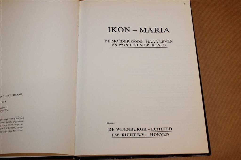 Ikon-Maria — Moeder Gods op Ikonen Catalogus, Ophalen of Verzenden, Gelezen