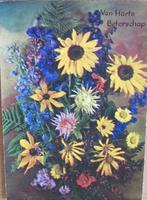 Beterschap - zonnebloemen op nieuwe ansichtkaart, Verzenden, 1980 tot heden, Ongelopen, Overige thema's