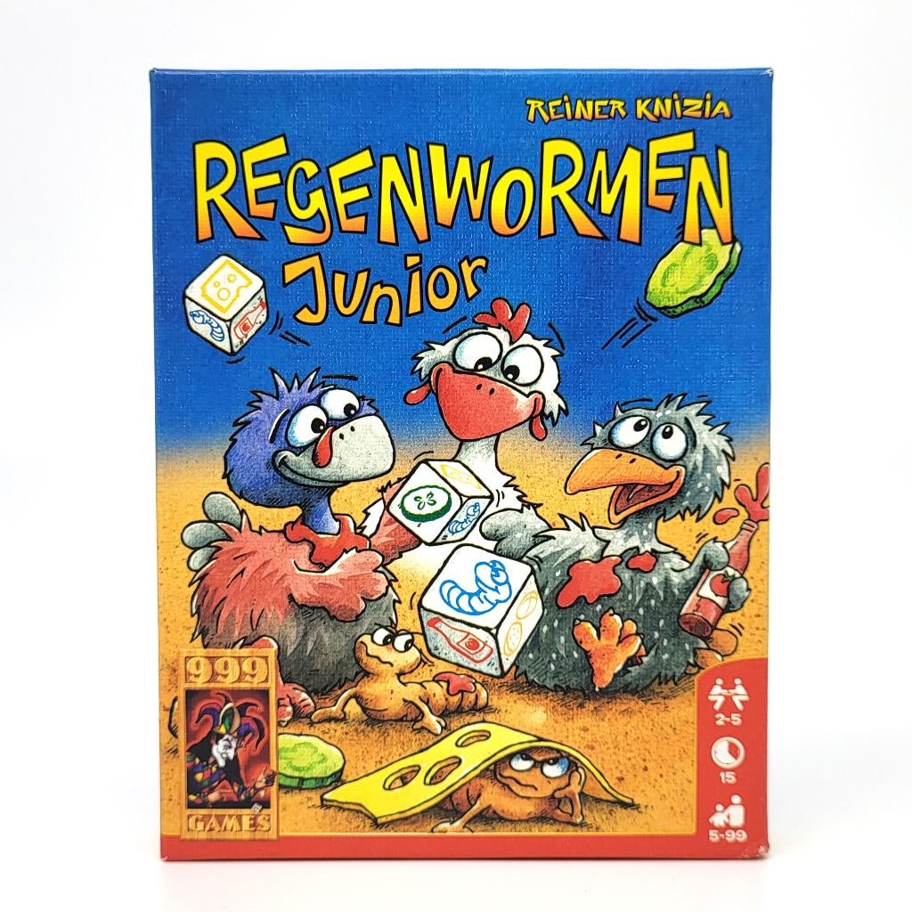 999 Games - Regenwormen Junior, Hobby en Vrije tijd, Gezelschapsspellen | Bordspellen, Nieuw, Ophalen of Verzenden, Nvt, Nvt