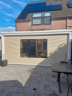 Terrasoverkapping 5x3m RAL 9001 met elektrisch screen, Ophalen, Gebruikt, Veranda