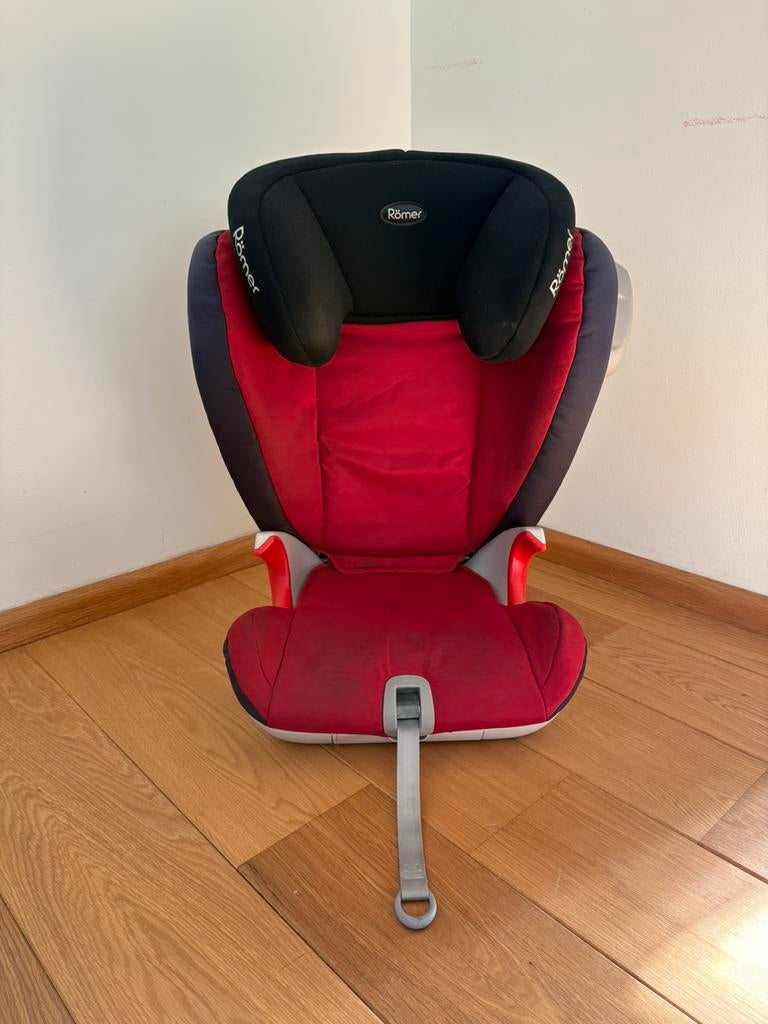 Autostoeltje Britax Römer Kidfix SL (rood), Ophalen, Romer, Autogordel of Isofix, Gebruikt