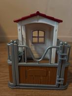 Schleich stal met drinkbak, eetbak en appels, Ophalen of Verzenden, Gebruikt, Jongen of Meisje