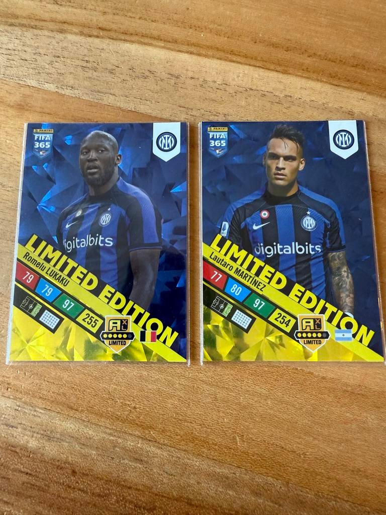 FIFA 365 Limited Edition kaarten: Lukaku & Martínez, Ophalen of Verzenden, Zo goed als nieuw, Buitenlandse clubs, Spelerskaart