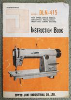 Instruktieboek Naaimachine Tokyo Juki Model DLN-415, Boeken, Verzenden, Gelezen, Overige onderwerpen