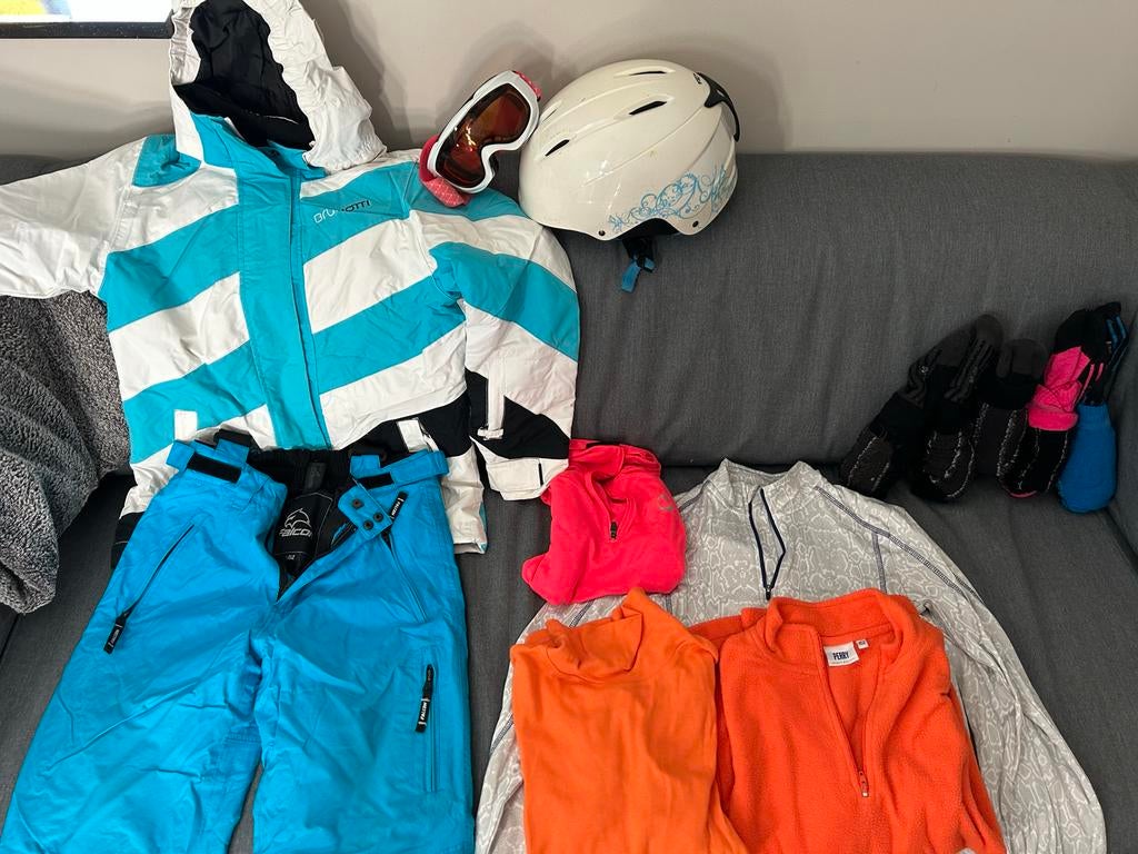 Compleet kinder ski-set 152, in goede staat, Sport en Fitness, Skiën en Langlaufen, Gebruikt, 100 tot 140 cm, Carve, Skiën