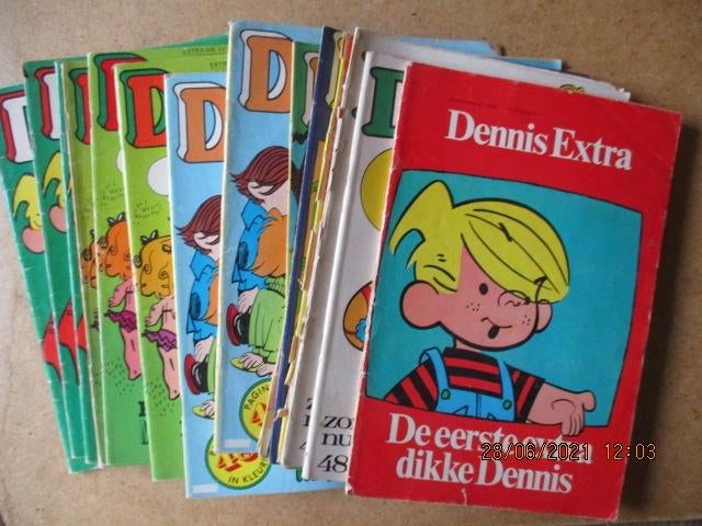 adv4673 dennis extra, Eén stripboek, Ophalen, Gelezen