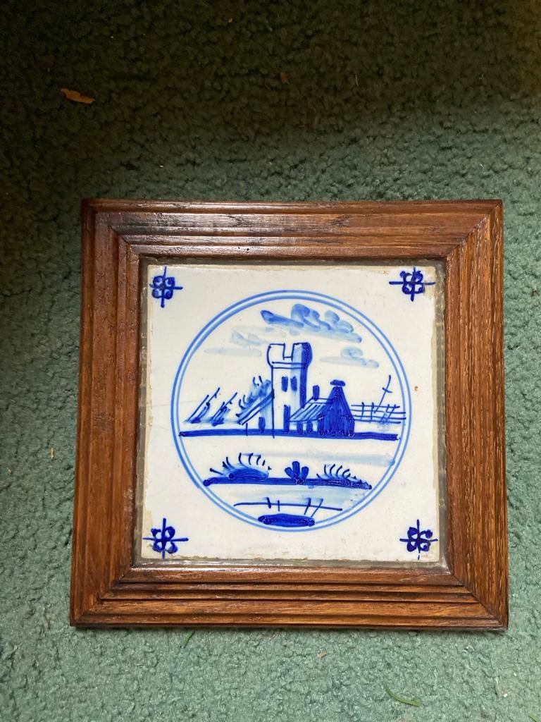 Oud Hollandse tegels blauw, Antiek en Kunst, Antiek | Wandborden en Tegels, Ophalen of Verzenden