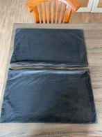 2x IKEA kussenovertrekken 40x65 Sanela - donker grijs, Ophalen of Verzenden, Zo goed als nieuw, Grijs, Rechthoekig