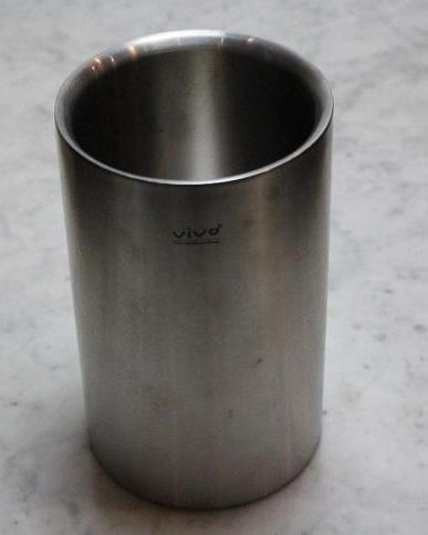 Villeroy & Boch Vivo Design RVS Flessenkoeler / Wijnkoeler, Flessenkoeler, Ophalen, Zo goed als nieuw, Metaal