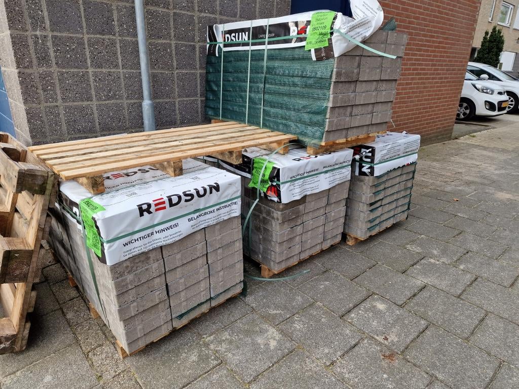 1 pallet Redsun Smartton Amiata betontegels 20x30x6, Tuin en Terras, Tegels en Klinkers, Ophalen of Verzenden, Nieuw, Beton, Terrastegels