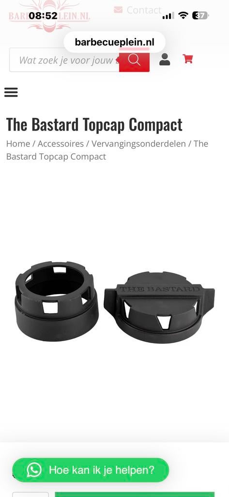 The Bastard Topcap Compact 🌞GEZOCHT🌞, Ophalen of Verzenden, Nieuw