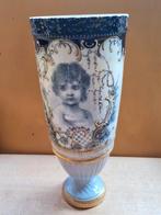 Antiek porselein vaas Eduard Stellmacher RStK 19e Oostenrijk, Ophalen of Verzenden