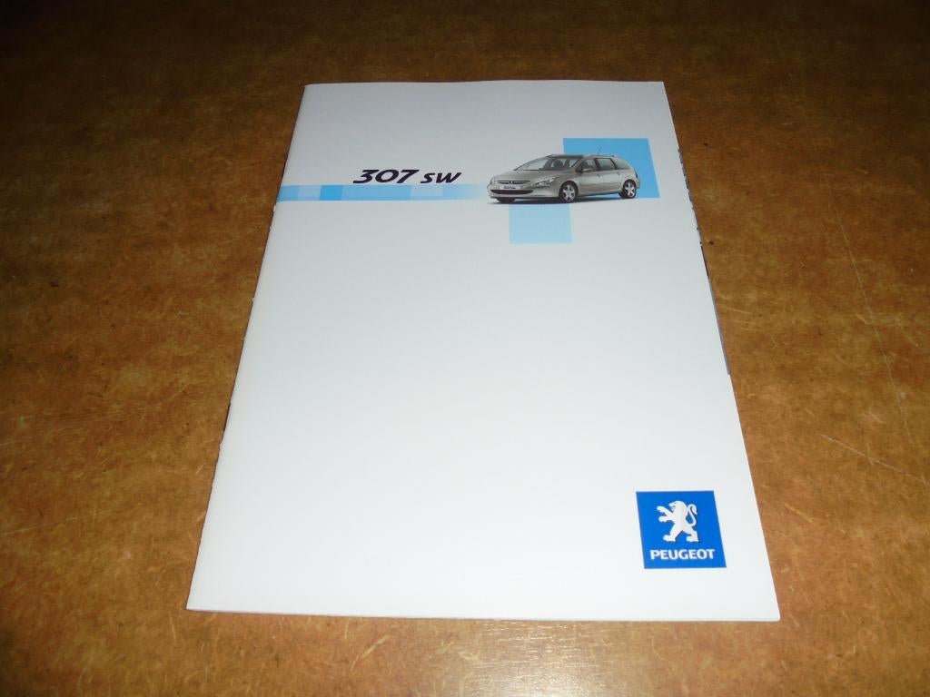 brochure Peugeot 307 SW modellen 2005, Ophalen of Verzenden, Nieuw, Peugeot