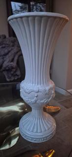 Witte Vintage Aardewerk Vaas - Unieke Eyecatcher, Ophalen of Verzenden