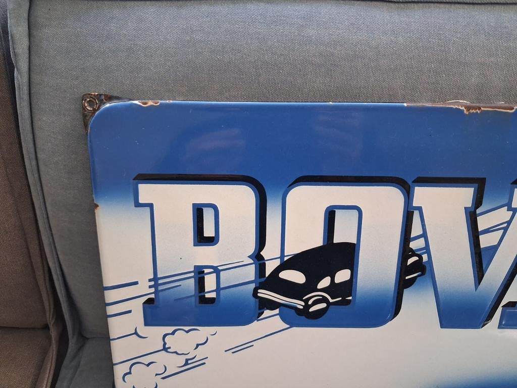 Emaille bord Bovag, Antiek en Kunst, Antiek | Emaille, Ophalen of Verzenden