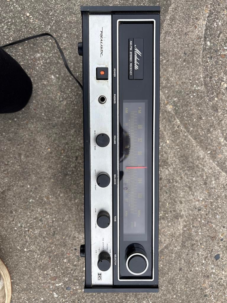 Realistic Modulette AM/FM Stereo Receiver, Ophalen of Verzenden, Gebruikt, Radio
