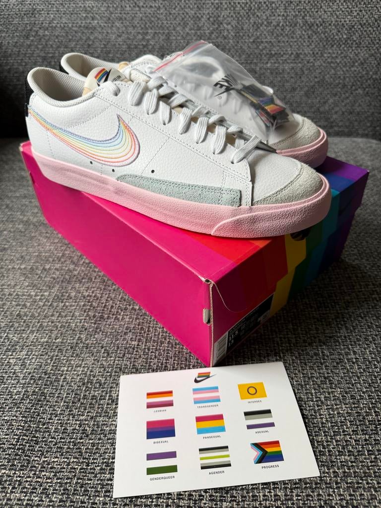 Nike Blazer Low ‘77 VNTG BT maat 45.5, Wit, Ophalen of Verzenden, Sneakers of Gympen, Zo goed als nieuw