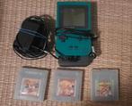 Game Boy Pocket met 3 spellen en accessoires, Gebruikt, 1 speler, Ophalen of Verzenden, Platform