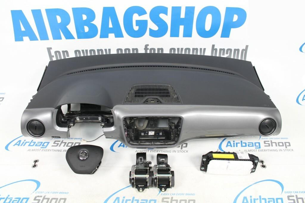 Airbag set - Dashboard zwart/grijs Skoda Citigo (2012-heden)